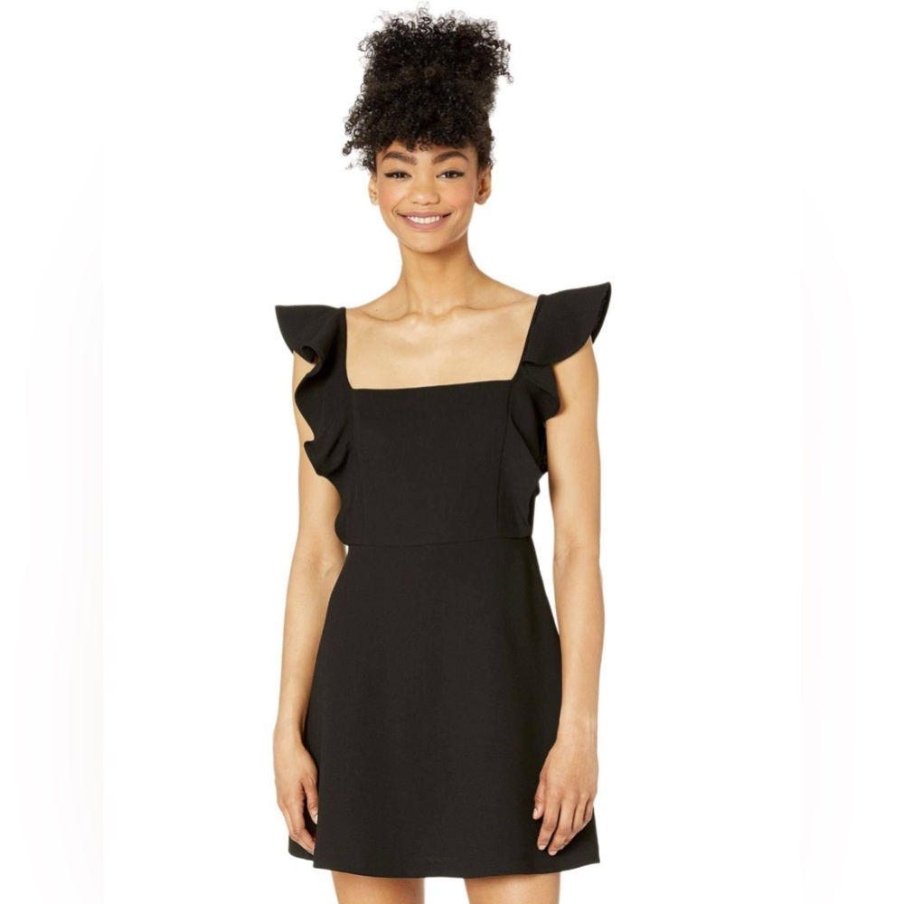 BCBG Black Ruffle Dress
